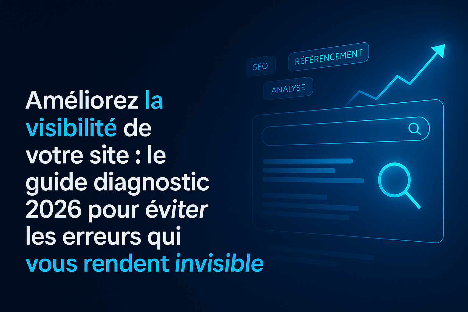 Améliorez la visibilité de votre site : le guide diagnostic 2026 pour éviter les erreurs qui vous rendent invisible